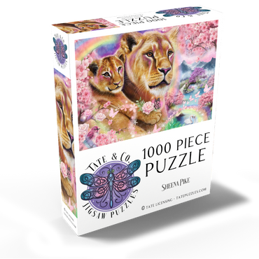 Spring Breeze Lions - Sheena Pike 1000 Jigsaw Puzzle box view2