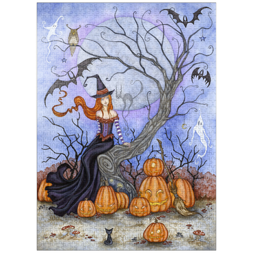 puzzleplate The Halloween Tree witch - Amy Brown 1000 Jigsaw Puzzle