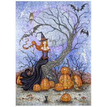 puzzleplate The Halloween Tree witch - Amy Brown 500 Jigsaw Puzzle