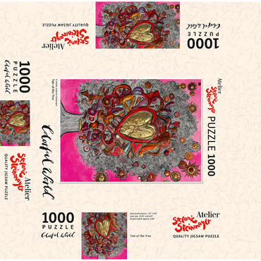 Tale of the Tree 1000 Jigsaw Puzzle box 3D Modell