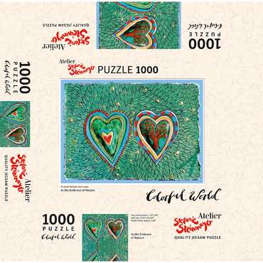 In the Embrace of Nature 1000 Jigsaw Puzzle box 3D Modell