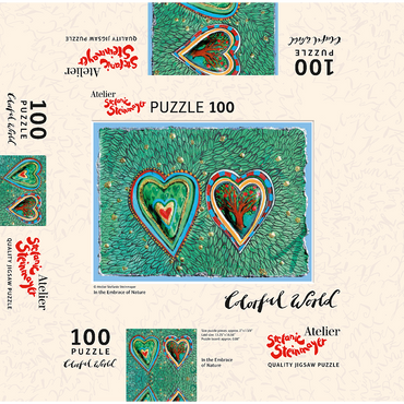 In the Embrace of Nature 100 Jigsaw Puzzle box 3D Modell