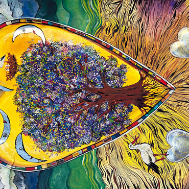 Tree of Storks 500 Jigsaw Puzzle 3D Modell