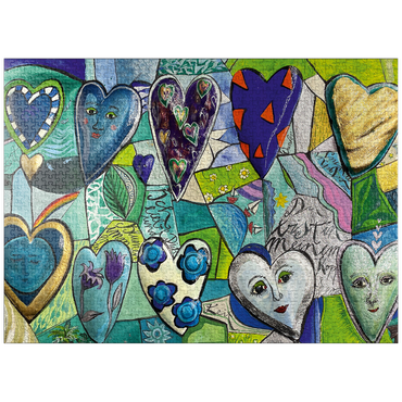 puzzleplate Facets of the Heart 1000 Jigsaw Puzzle