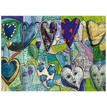 puzzleplate Facets of the Heart 500 Jigsaw Puzzle