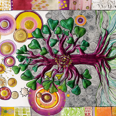 The Fair Gingko Tree 500 Jigsaw Puzzle 3D Modell