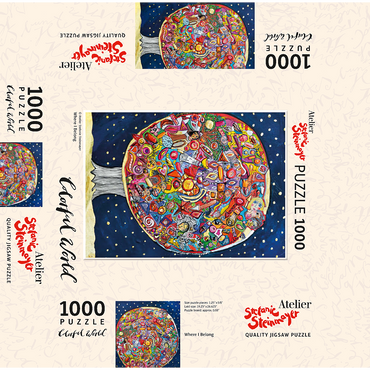 Where I Belong 1000 Jigsaw Puzzle box 3D Modell