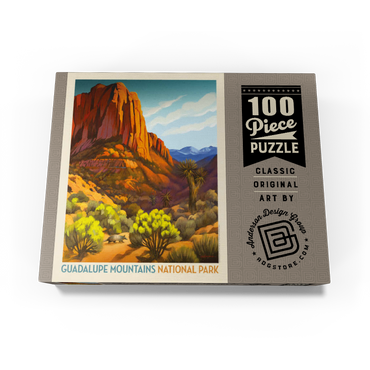 Guadalupe Mountains National Park: Armadillo Crossing 100 Jigsaw Puzzle box view3