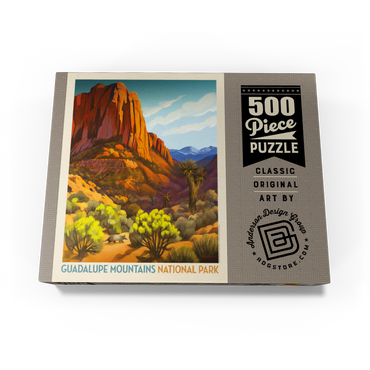 Guadalupe Mountains National Park: Armadillo Crossing 500 Jigsaw Puzzle box view3