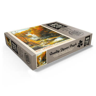 Hot Springs National Park: Autumn Steam 100 Jigsaw Puzzle box view1