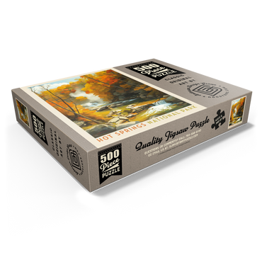 Hot Springs National Park: Autumn Steam 500 Jigsaw Puzzle box view1