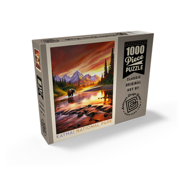 Katmai National Park: Evening Glow 1000 Jigsaw Puzzle box view2