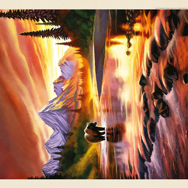 Katmai National Park: Evening Glow 500 Jigsaw Puzzle 3D Modell