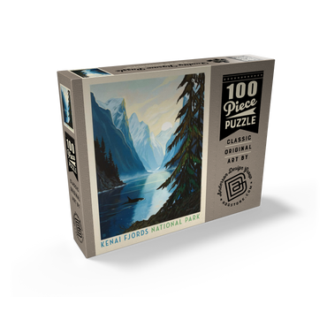 Kenai Fjords National Park: Orca 100 Jigsaw Puzzle box view2