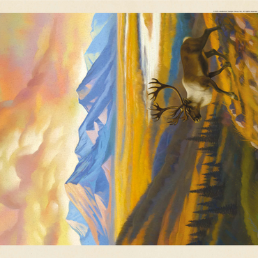 Kobuk Valley National Park: Caribou Country 1000 Jigsaw Puzzle 3D Modell