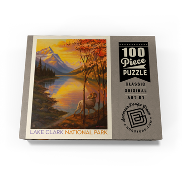 Lake Clark National Park: Autumn Glow 100 Jigsaw Puzzle box view3