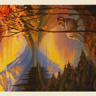 Lake Clark National Park: Autumn Glow 500 Jigsaw Puzzle 3D Modell