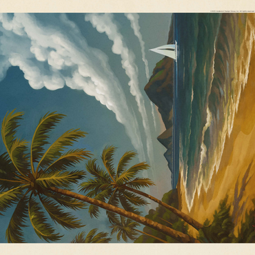 National Park of American Samoa: Sea Breeze 500 Jigsaw Puzzle 3D Modell