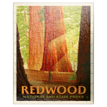 puzzleplate Redwood National And State Parks: Sun Beams 100 Jigsaw Puzzle