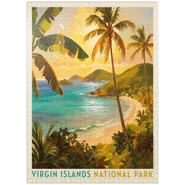 puzzleplate Virgin Islands National Park: Shimmering Shoreline 1000 Jigsaw Puzzle