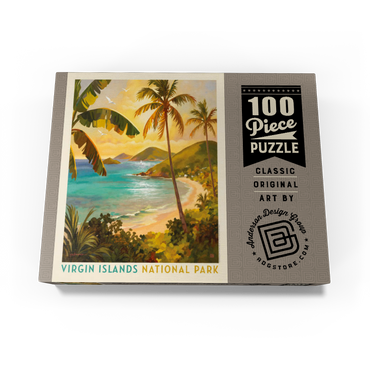 Virgin Islands National Park: Shimmering Shoreline 100 Jigsaw Puzzle box view3