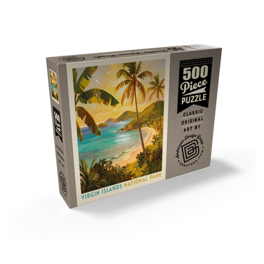 Virgin Islands National Park: Shimmering Shoreline 500 Jigsaw Puzzle box view2