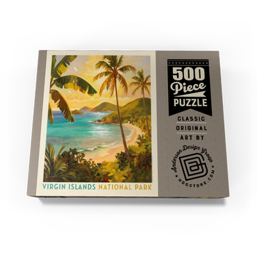 Virgin Islands National Park: Shimmering Shoreline 500 Jigsaw Puzzle box view3