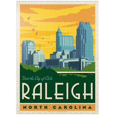puzzleplate Raleigh, North Carolina 1000 Jigsaw Puzzle