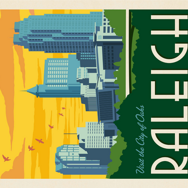 Raleigh, North Carolina 1000 Jigsaw Puzzle 3D Modell