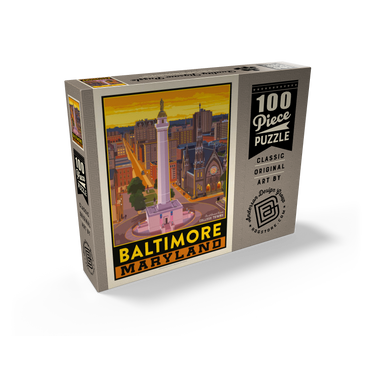 American College Towns: Baltimore, MD 100 Jigsaw Puzzle box view2