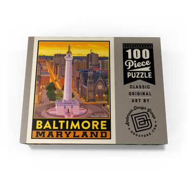 American College Towns: Baltimore, MD 100 Jigsaw Puzzle box view3
