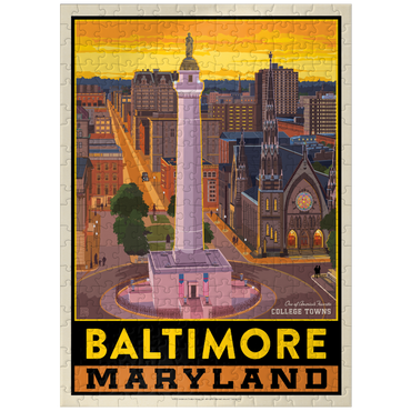 puzzleplate American College Towns: Baltimore, MD 300 Jigsaw Puzzle