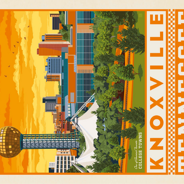 American College Towns: Knoxville, TN 100 Jigsaw Puzzle 3D Modell