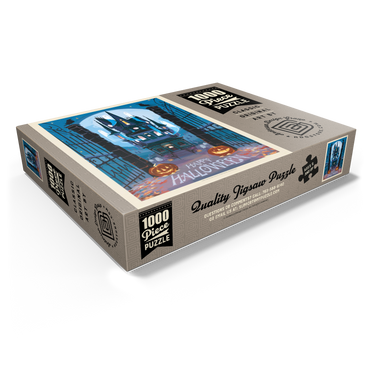 A Happy Halloween: Vintage Poster Puzzle 1000 Jigsaw Puzzle box view1