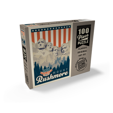 250th Anniversary USA: Mount Rushmore 100 Jigsaw Puzzle box view2