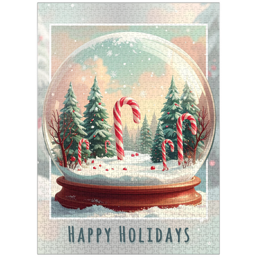 puzzleplate Candy Cane Forest 1000 Jigsaw Puzzle