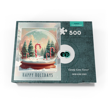 Candy Cane Forest 500 Jigsaw Puzzle box view3