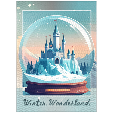 puzzleplate Ice Castle 1000 Jigsaw Puzzle