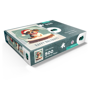 Christmas Puppy 500 Jigsaw Puzzle box view1