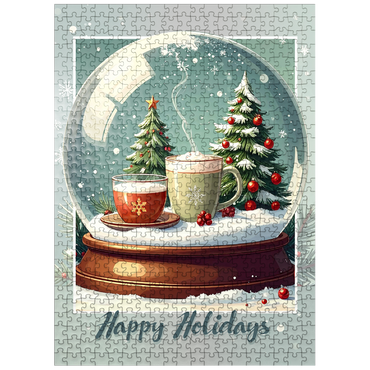 puzzleplate Holiday Coffee & Cocoa 500 Jigsaw Puzzle