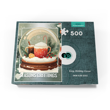 Cozy Holiday Cocoa 500 Jigsaw Puzzle box view3