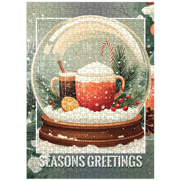 puzzleplate Cozy Holiday Cocoa 500 Jigsaw Puzzle