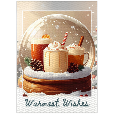 puzzleplate Spiced Cider & Eggnog 1000 Jigsaw Puzzle