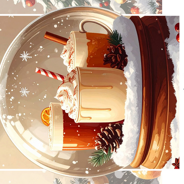 Spiced Cider & Eggnog 500 Jigsaw Puzzle 3D Modell