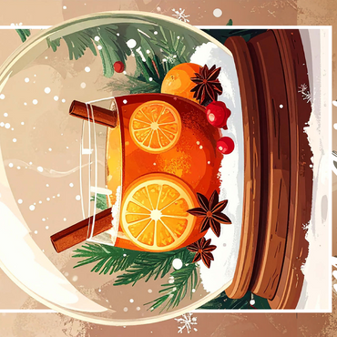 Spiced Orange Cider 500 Jigsaw Puzzle 3D Modell