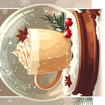 Holiday Eggnog 500 Jigsaw Puzzle 3D Modell