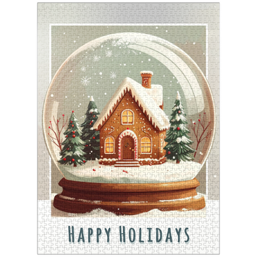 puzzleplate Gingerbread House 1000 Jigsaw Puzzle