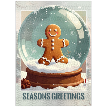 puzzleplate Gingerbread Man 1000 Jigsaw Puzzle