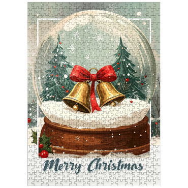 puzzleplate Christmas Jingle Bells 500 Jigsaw Puzzle
