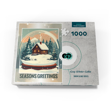 Cozy Winter Cabin 1000 Jigsaw Puzzle box view3